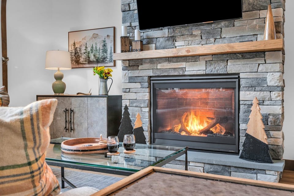 Enjoy coming home to a cozy fire