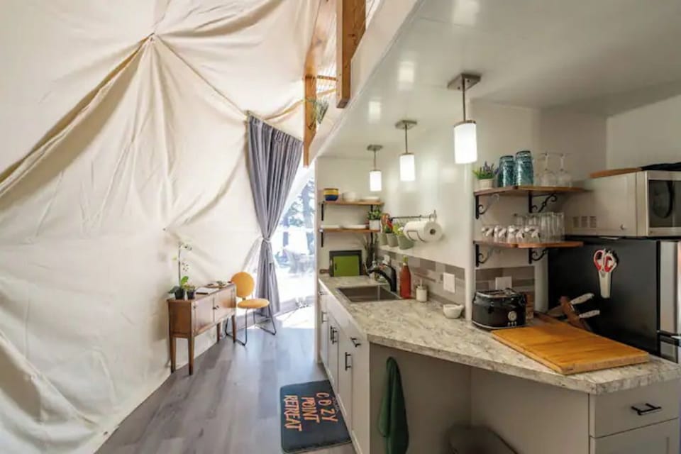 Indoor kitchenette