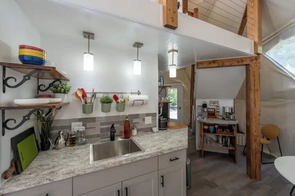 Cozy Indoor kitchenette 