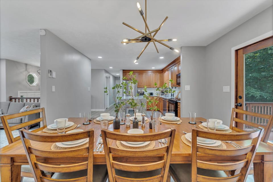 The table is set! All you have to do is prepare and serve those tasty delicacies