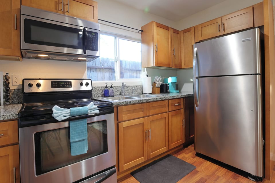 Dining and kitchen area