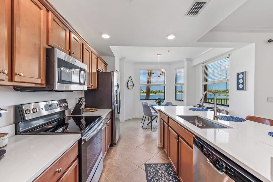 Kitchen with all of the Comforts of home