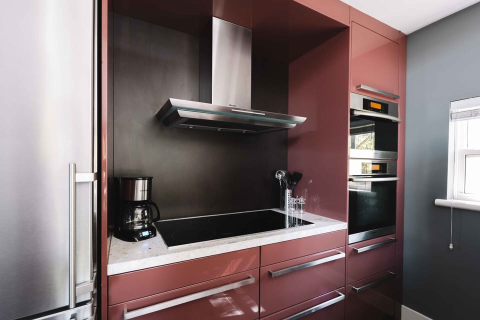 Unique custom kitchen with Meile appliances