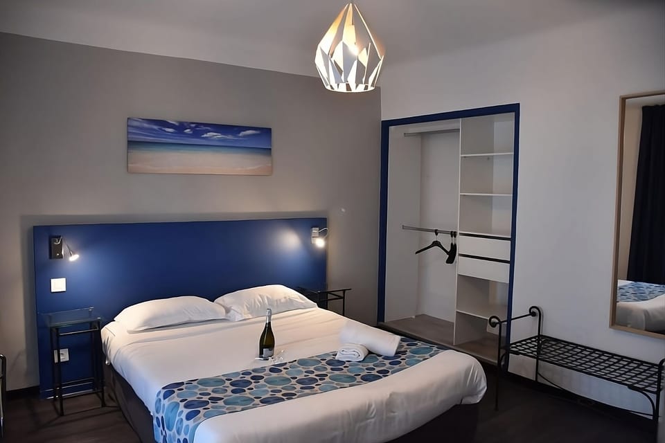 Bedroom. Interior and views may vary based on location and availability.