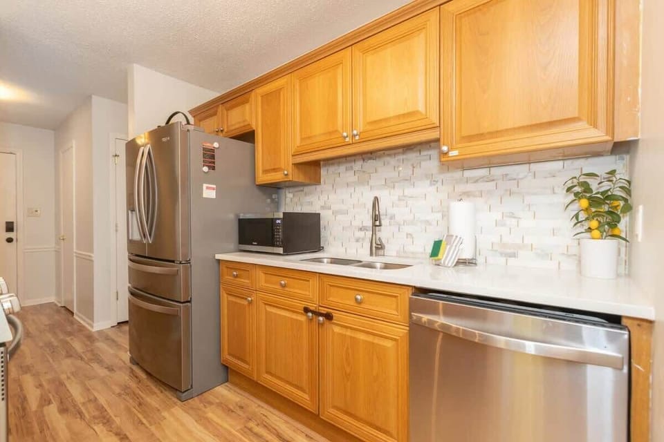 Fridge and cooking space
