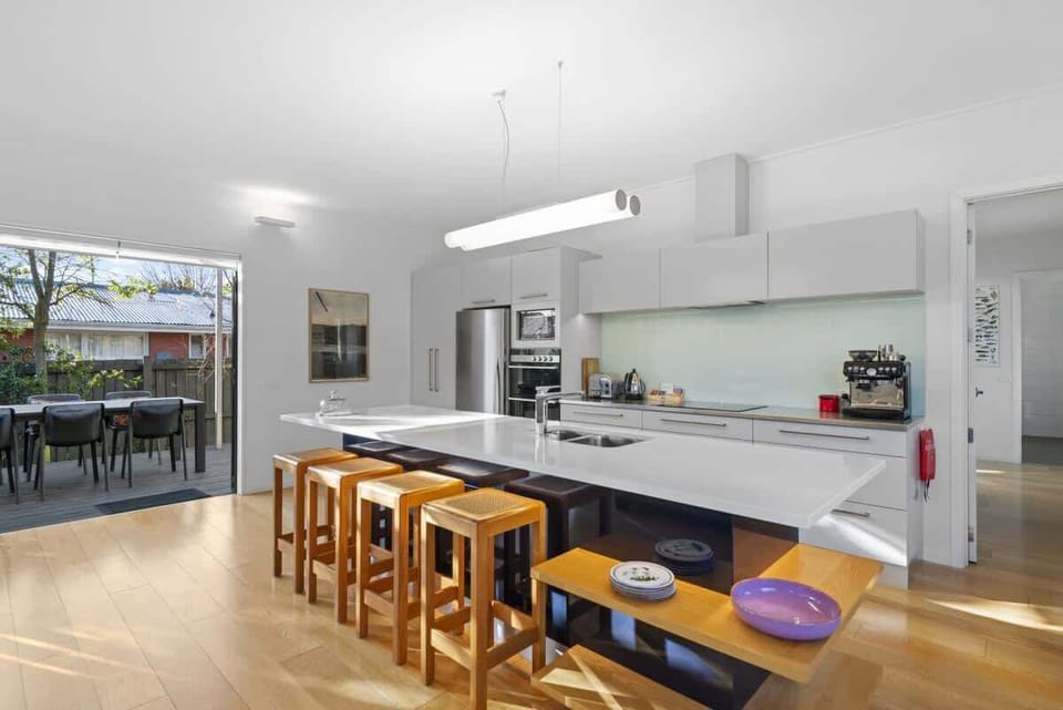 The kitchen has a fantastic espresso coffee machine, and everything you will need for your stay.