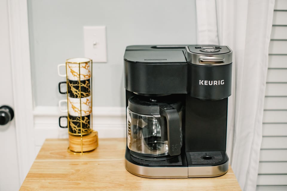 Waking up to a fully stocked coffee bar on your vacation sets the perfect tone for a day of relaxation and exploration.
