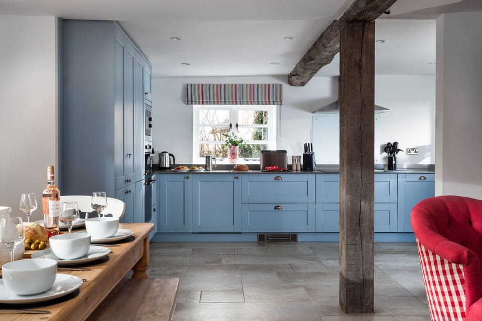 Kitchen leading to the dining area