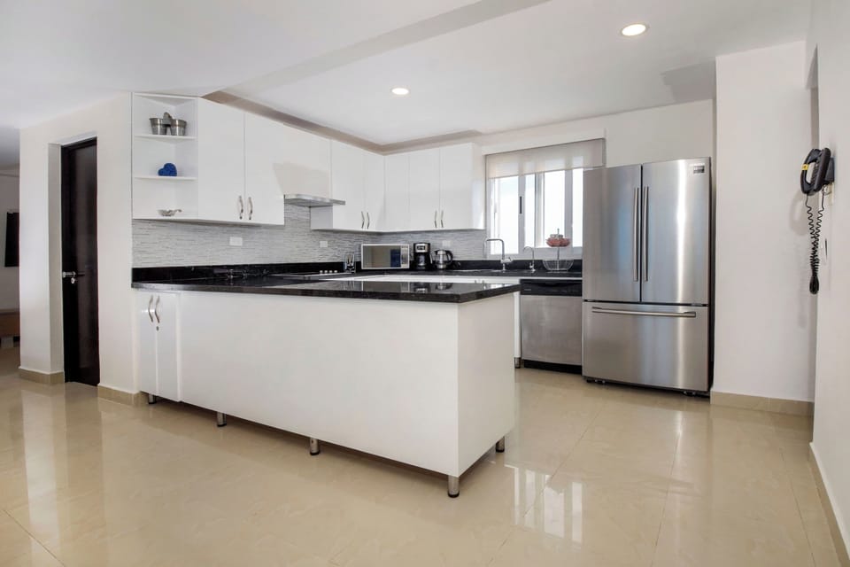 Whip up your favorite meals in the kitchen with plenty of counter space!