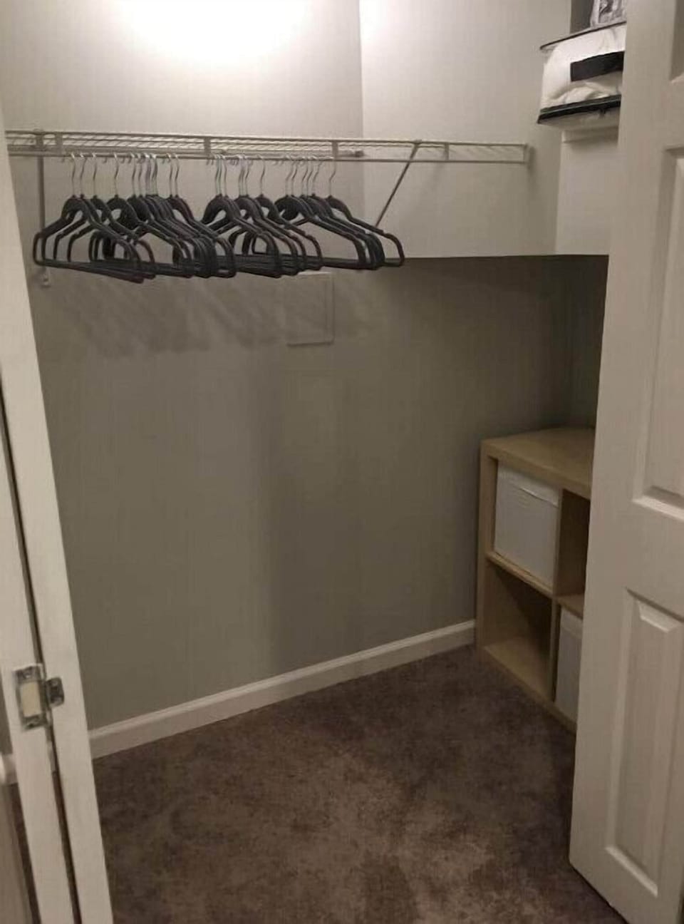 Spacious bedroom closet
