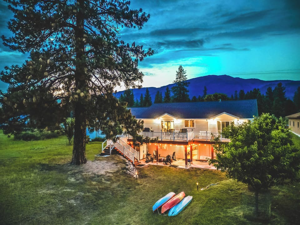 Back of Home at Dusk