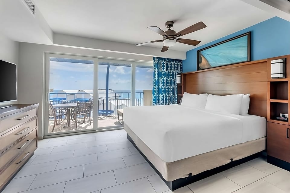 Step onto the balcony and savor sweeping ocean views.