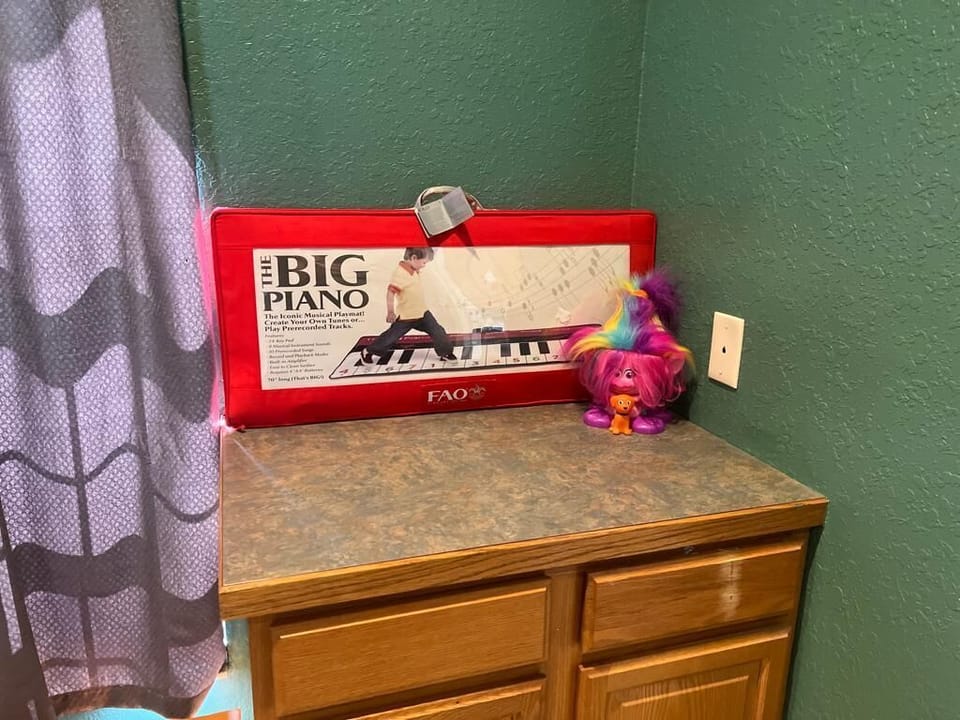 A large Kid's Electric Floor Piano for playtime!