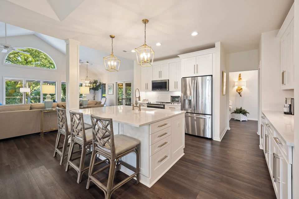 Gorgeous modern kitchen with island for entertaining