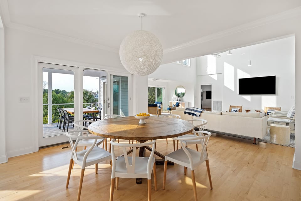 Main Floor - Dining Space connects to Living Room & Kitchen