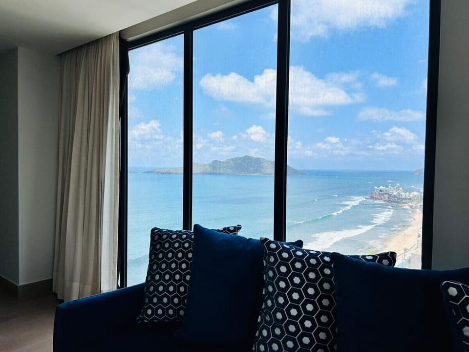 sala de estar con vista