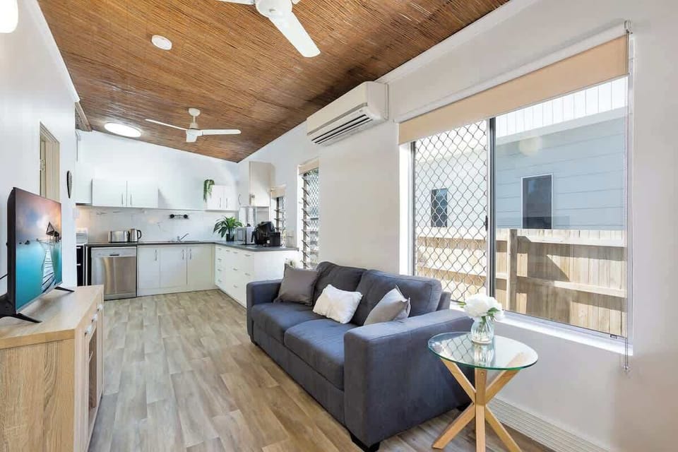 Prepare everything from quick breakfasts to family dinners in the well-equipped kitchen, complete with ample bench space and all the essentials for cooking at home.