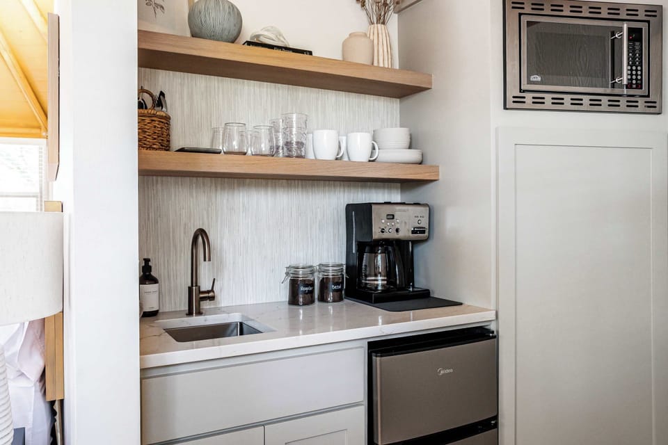 Enjoy local Hill Country coffee in your well-equipped kitchenette.