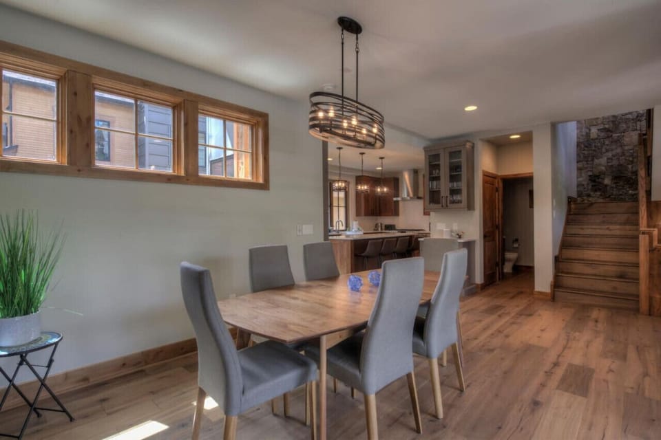 An open floor plan allows for spending time together