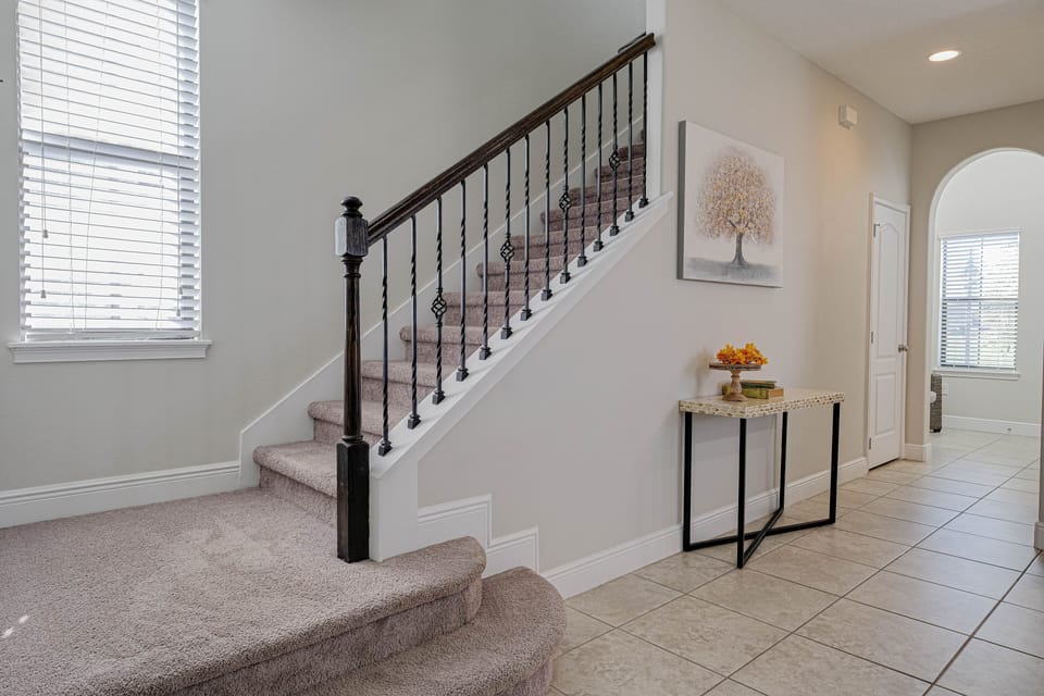 Architecture, Building, House, Staircase, Indoors