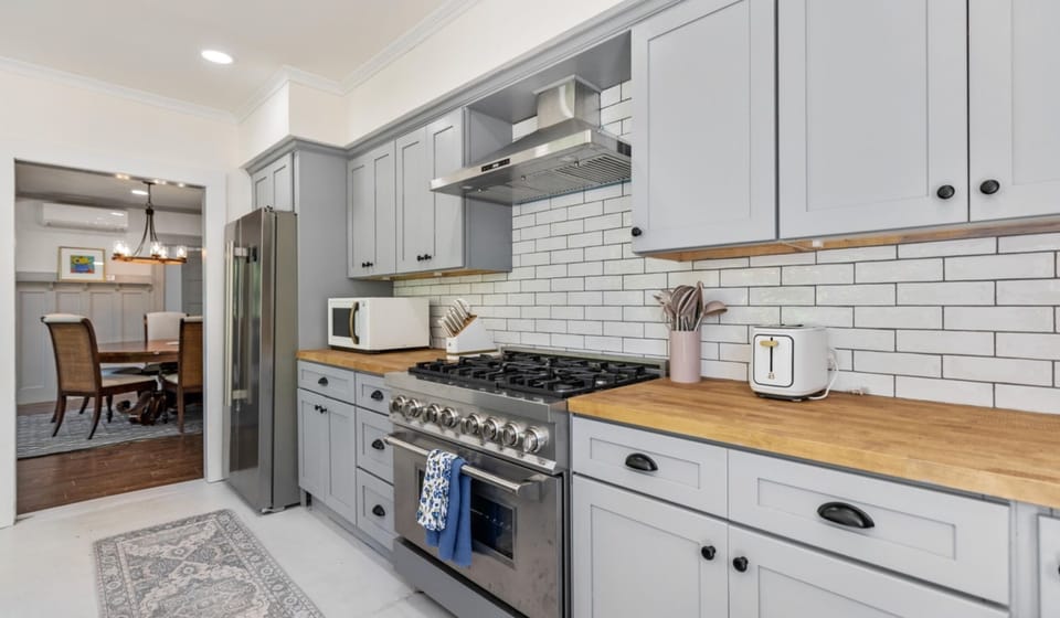 Another view of the chef’s kitchen