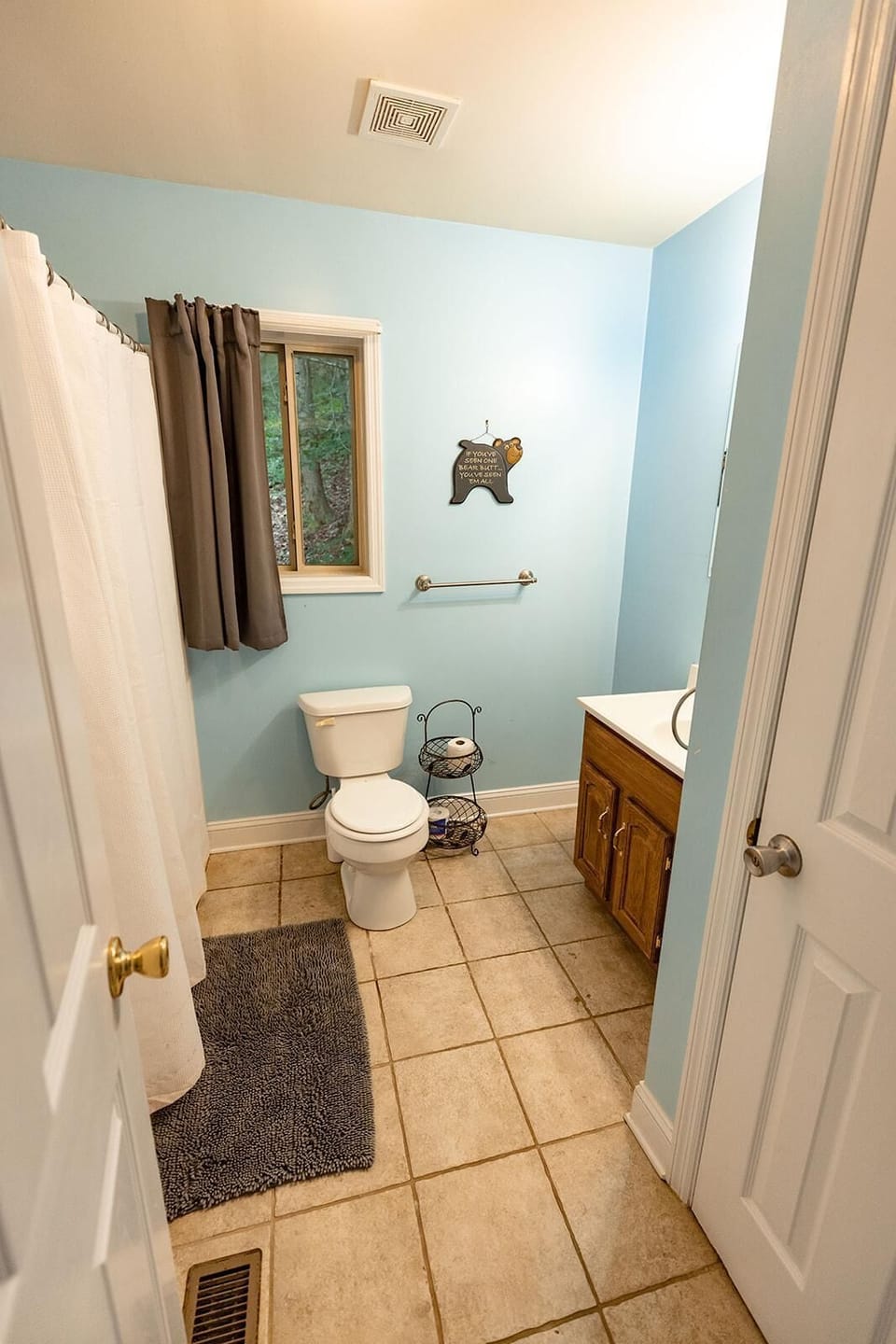 Full Bathroom with walk-in Shower
