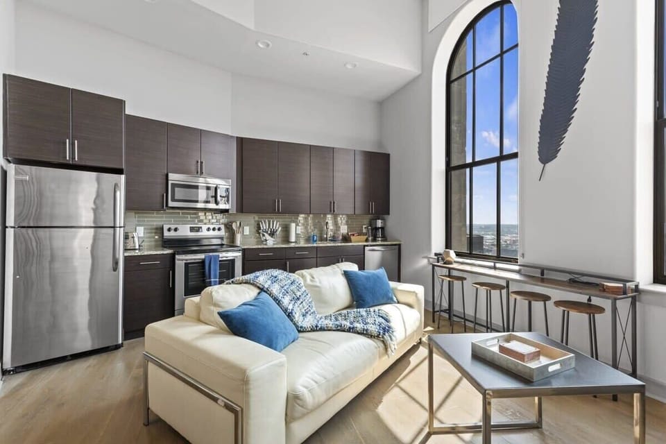 Modern Industrial Loft Suite