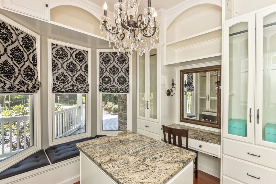 Primary bedroom walk-in closet
