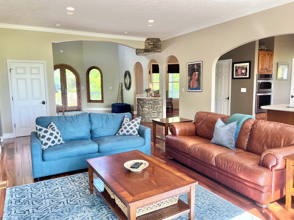 Spacious and open living room invites you in to relax.
