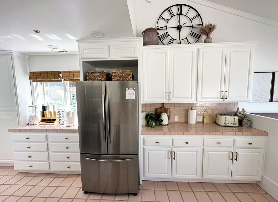 Unleash the inner chef in our fully-equipped kitchen, featuring sleek appliances