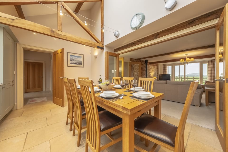Ground floor: Dining with access to the sitting room