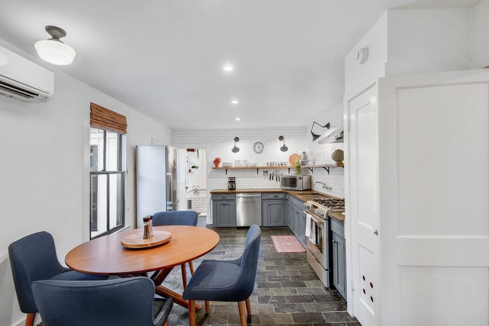 Delight in the joy of cooking while staying connected w/ your guests or family.