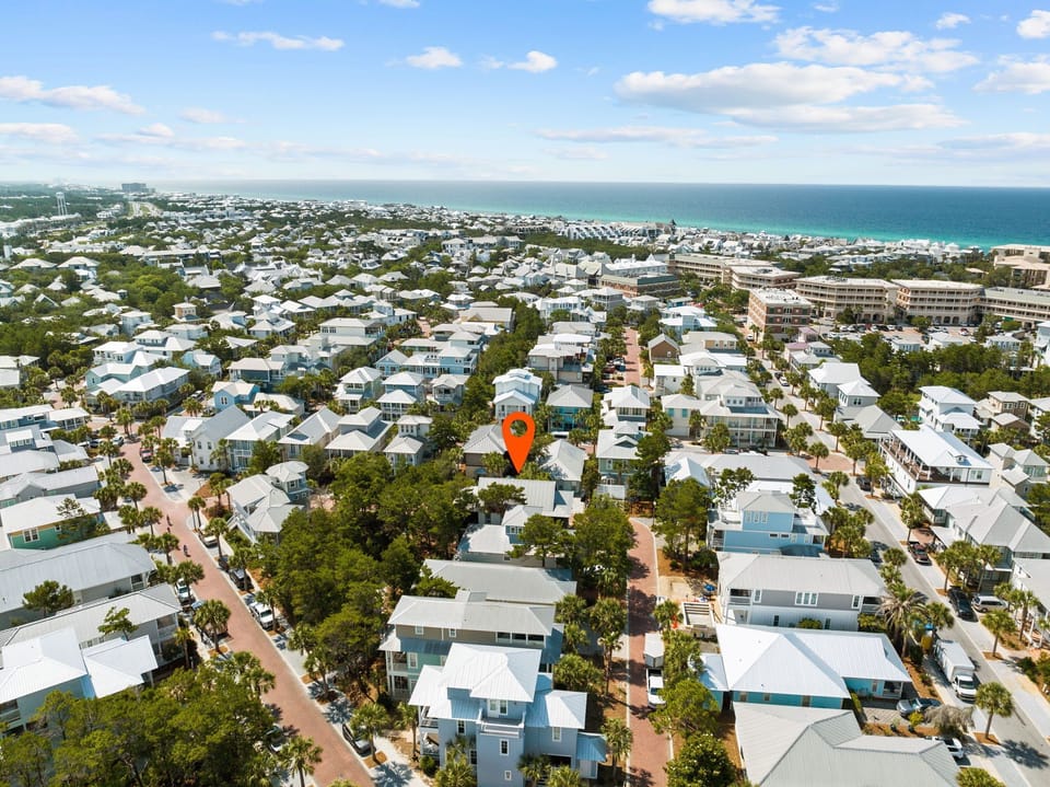 You can walk, bike, or take the tram to the beach!