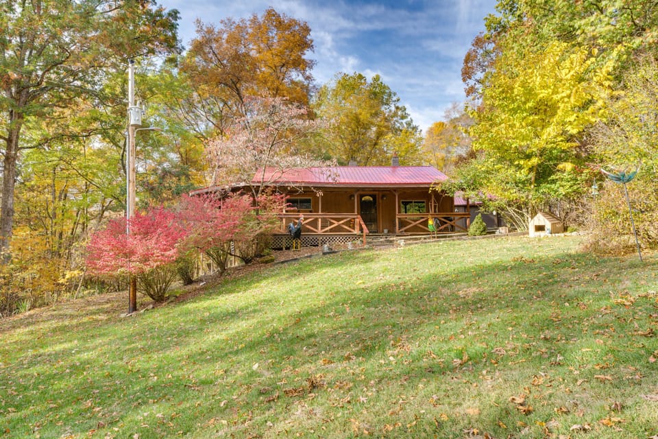 French lick Vacation Rental | 2BR | 1BA | Steps Required | 1,040 Sq Ft