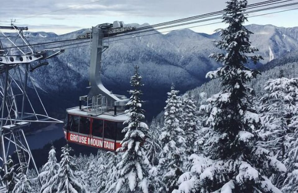 Grouse Mountain 40min drive away