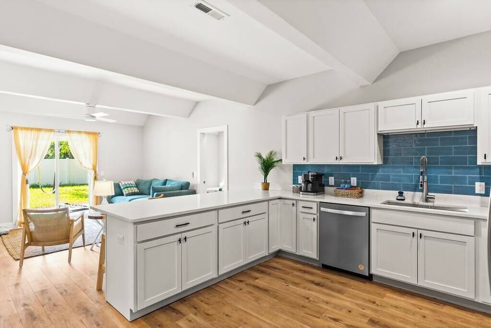 Open brand new kitchen