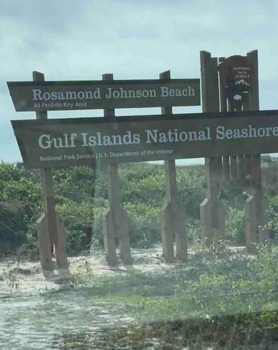 Johnson Beach on Perdido Key.  15 Minute drive from the house.  

