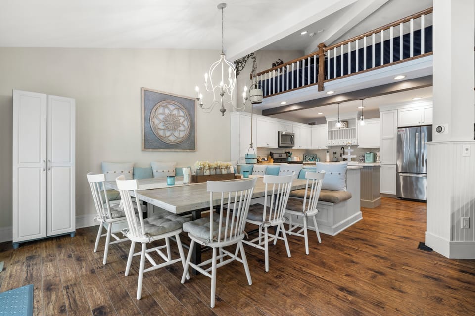 X-Large dining room table seats around 13