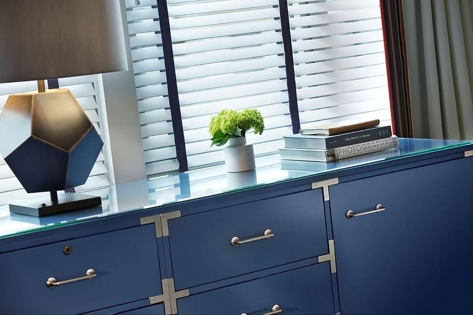 Savor the modern finishes and tidy storage for easy unpacking.