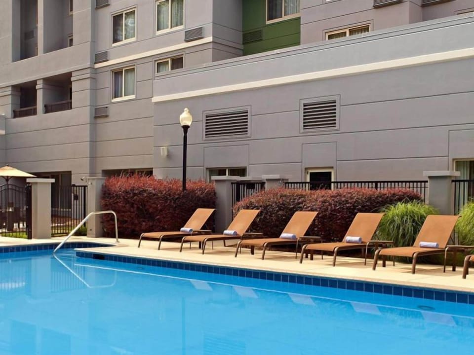 Dive into refreshing laps and lounge poolside in sunshine.