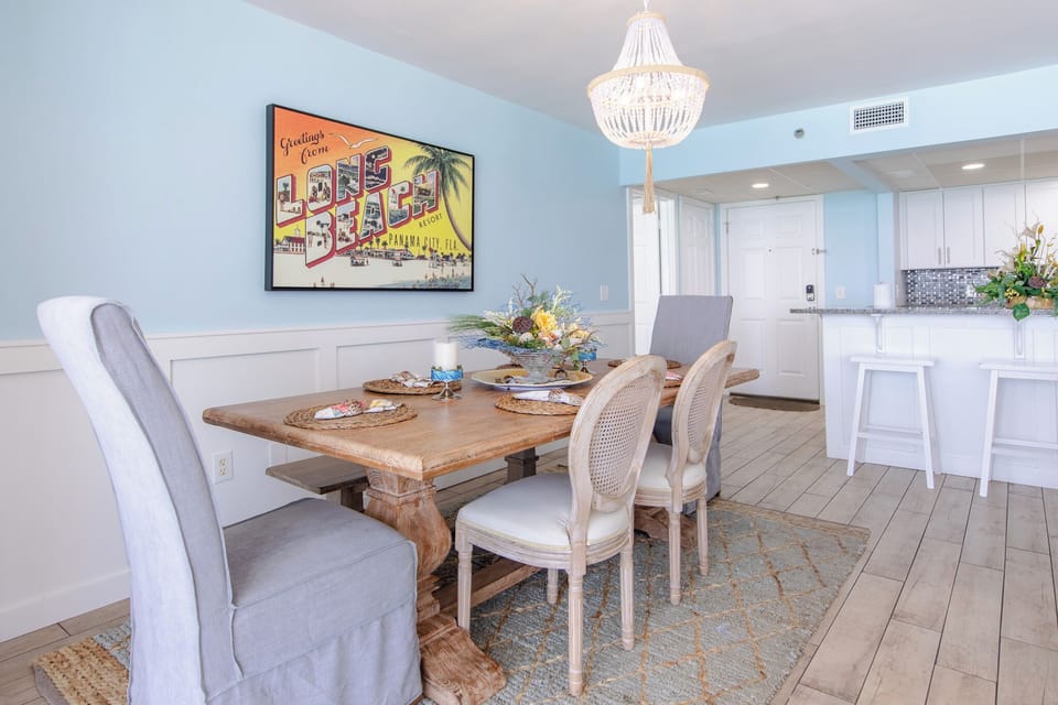 Dining table.