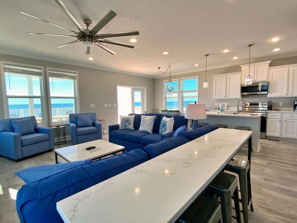 Open floor plan with great views!