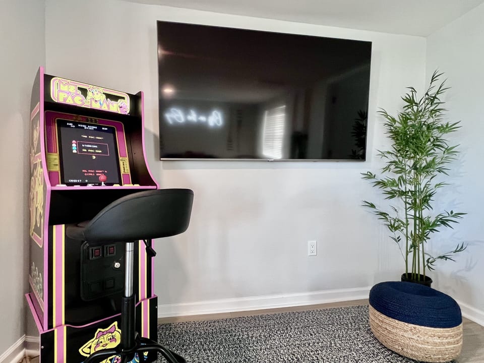 Authentic gaming at its finest. Have fun playing games like Ms Pac Man & Dig Dug