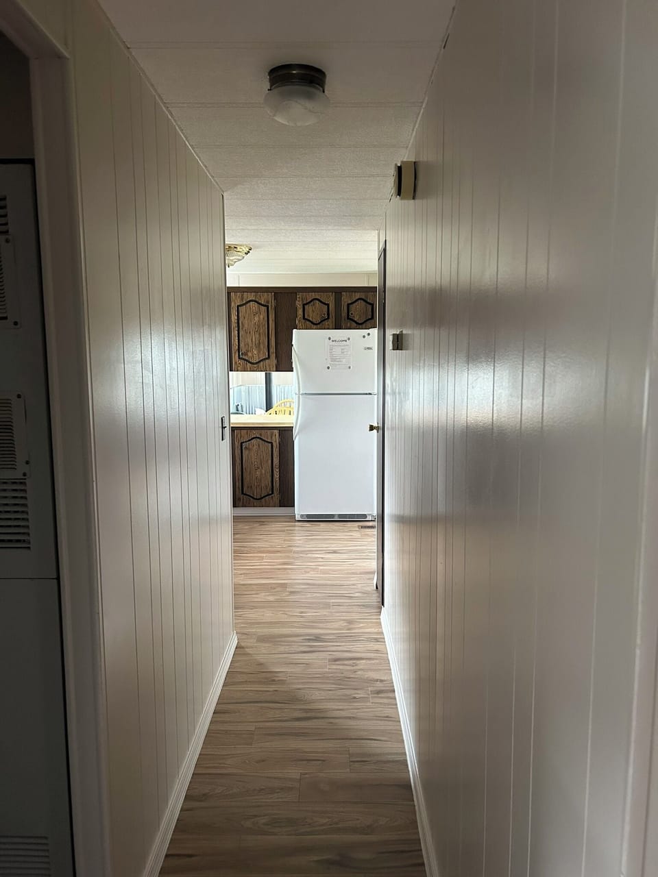 Hallway from entry way to kitchen