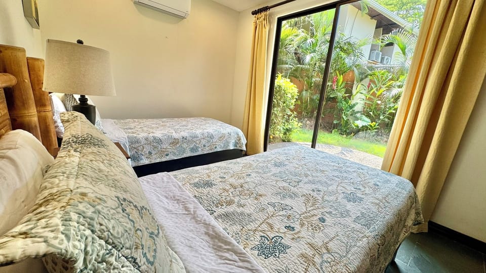 Guest bedroom garden view