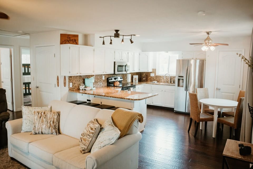 Beautiful Open concept living room and kitchen