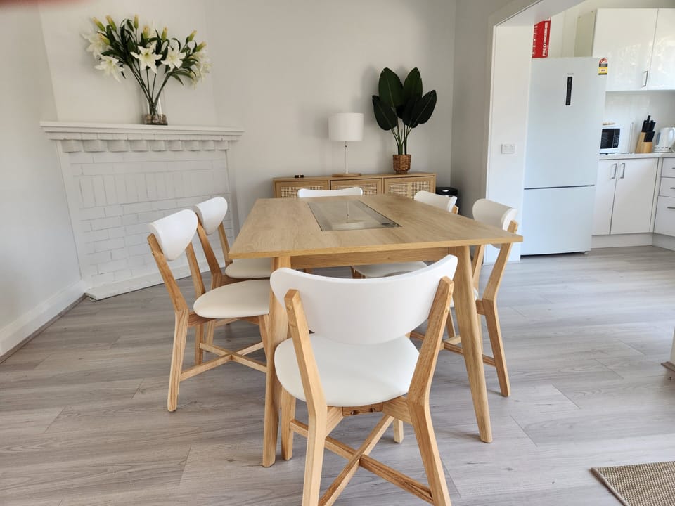 Open design dining area