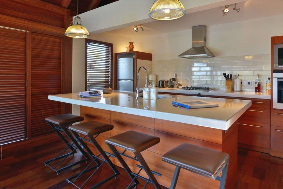 Kitchen at WV MJS, Flamands, St. Barthelemy
