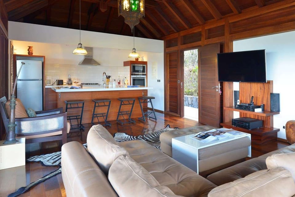 Living Room at WV MJS, Flamands, St. Barthelemy