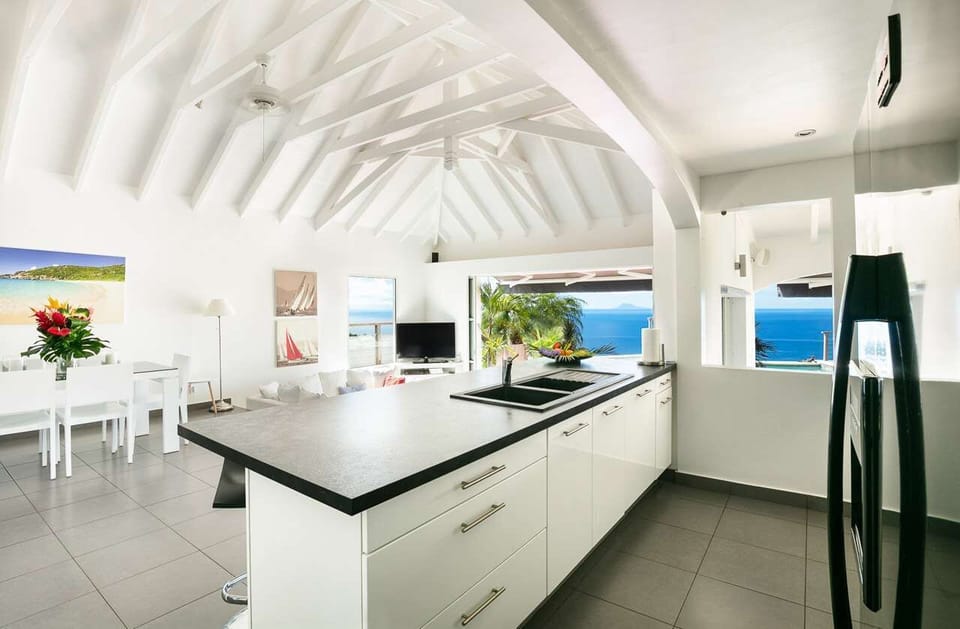 Kitchen at WV GGL, Gouverneur, St. Barthelemy